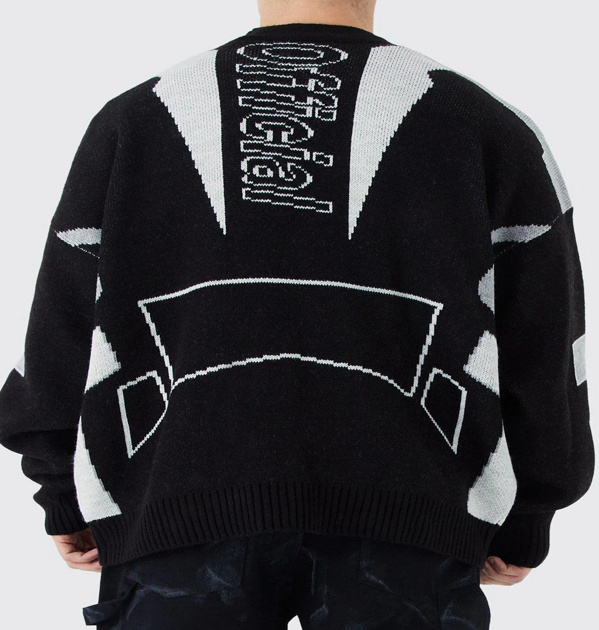 TALL OVERSIZED DROP SHOULDER MOTO CARDIGAN WHOLESALE CUSTOM KNITTED LOGO EMBROIDERED CUSTOM PRINTED