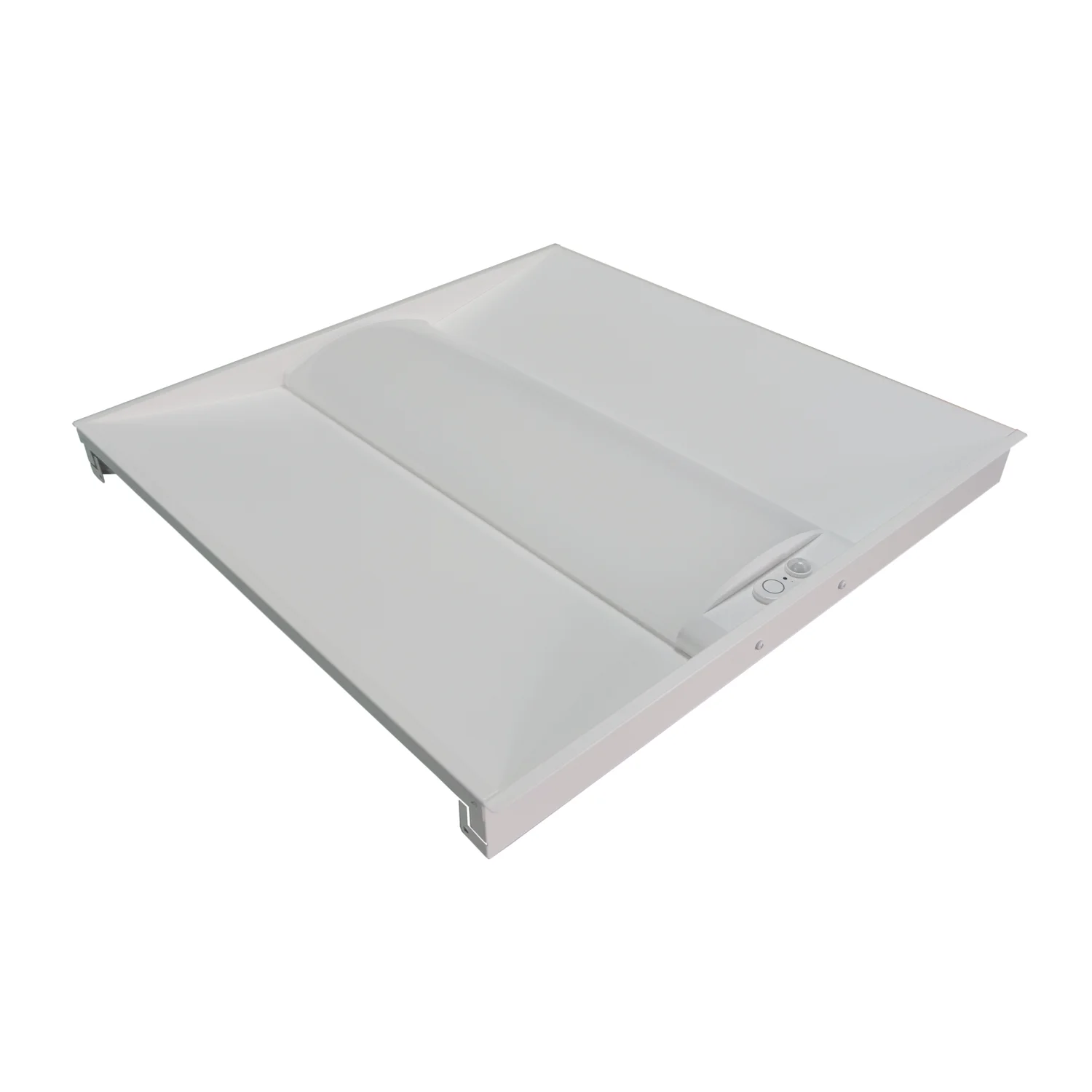 led center basket curved troffer panel light fixture with sensor 4CCT tunable adjusted by app wall switch