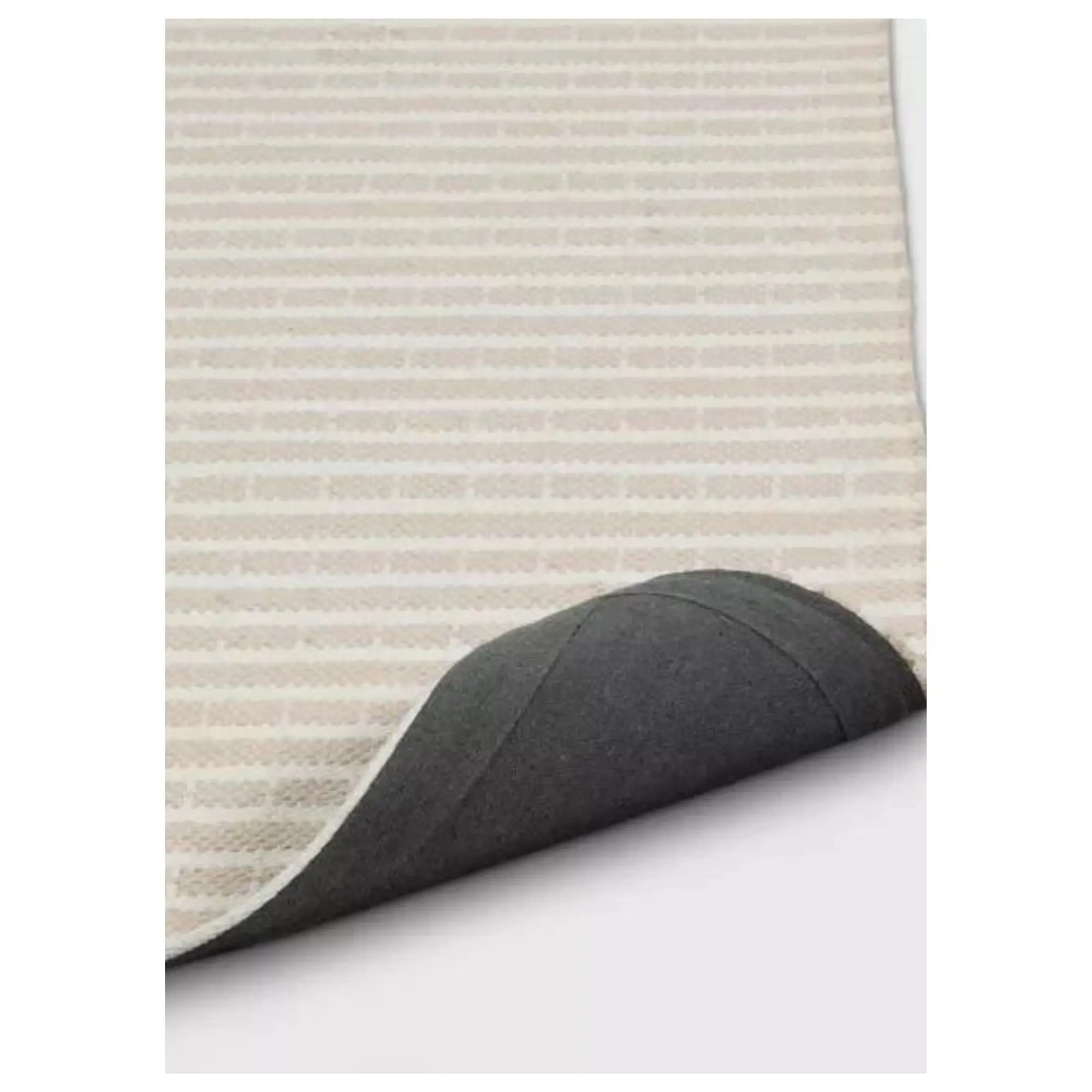 Cotton, Multi Rectangle Jute and Cotton Carpet Runner Sofa Room Decorative Jute Floor Rug