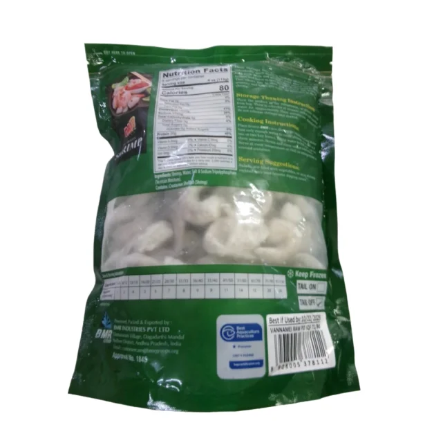 71/90 кусочков сырого кожура Devein Tail от замороженных креветок морепродуктов для потребления человеком нас экспортера по оптовым ценам