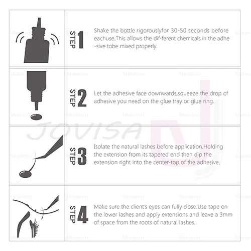 extension glue private logo uv eyelash glue