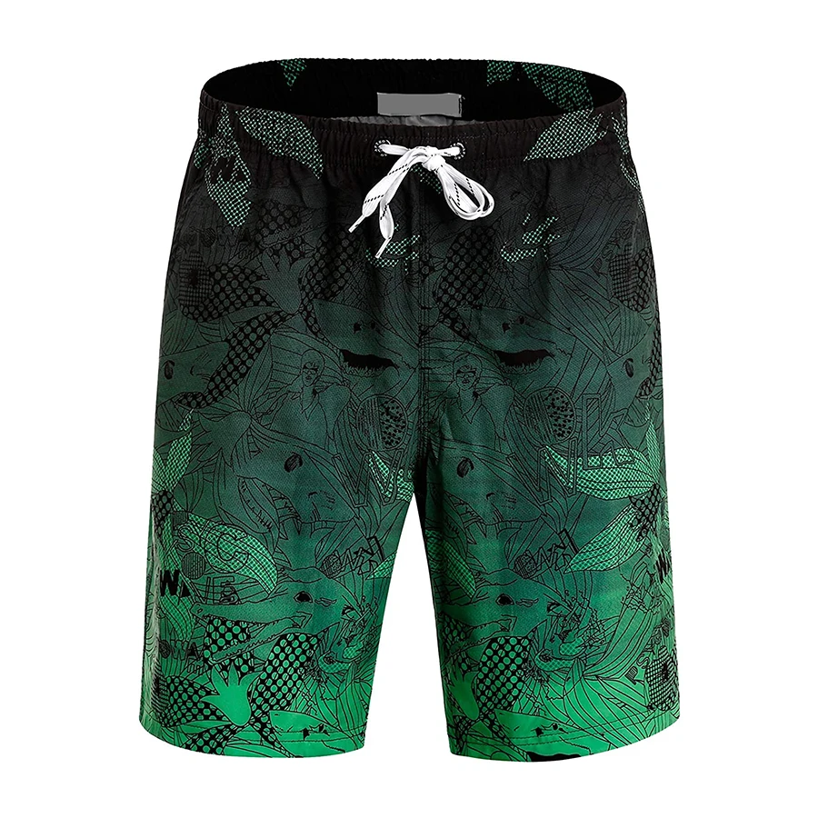 Best Selling High Quality Casual Gym Shorts for Adults Custom Made XS Size Beach Pattern Shorts Pockets Sublimated Technique
