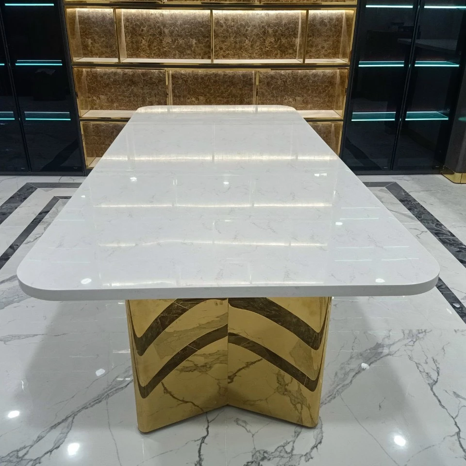 TOP SALES stone table quartz stone table tops Living Room Kitchen Room