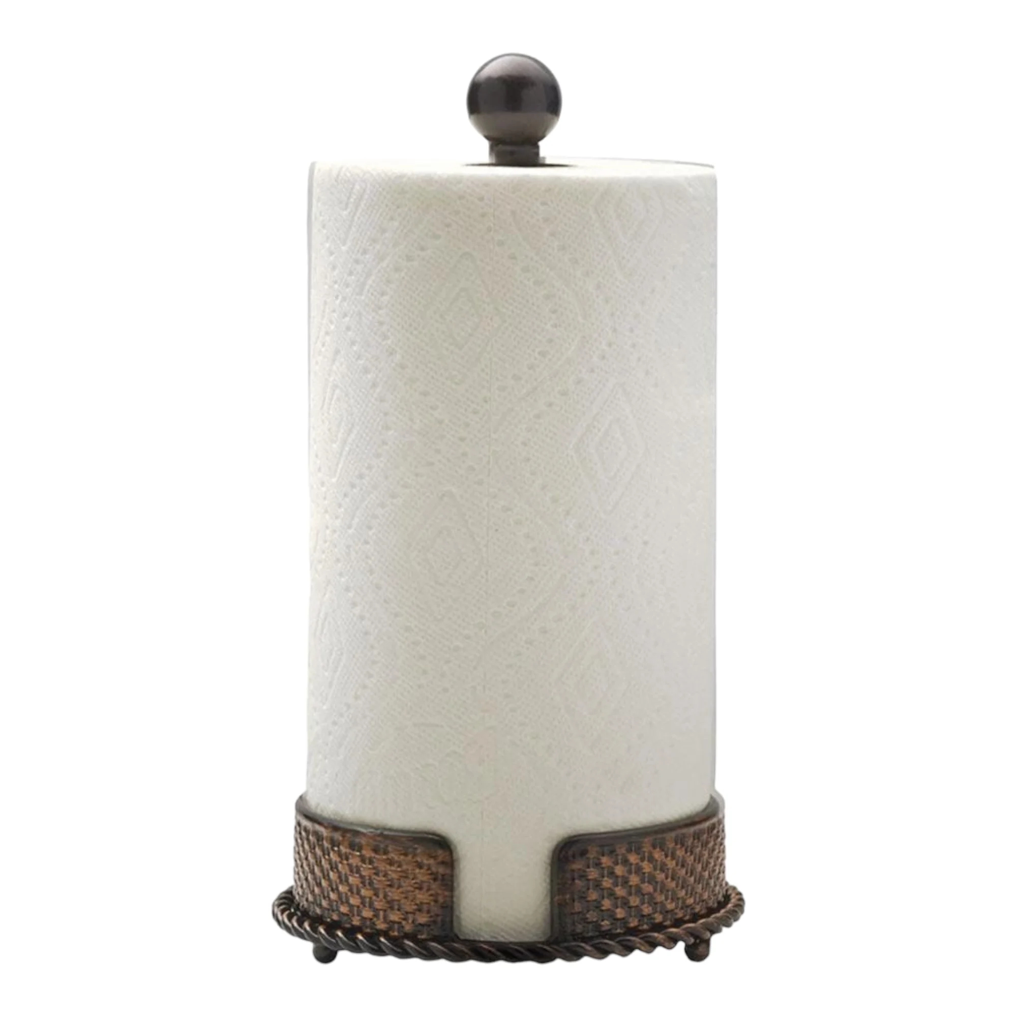 Free Standing Bathroom Toilet Tissue Paper Holder Tear Kitchen Paper Roll Holder Freestanding Napkin Roll Dispenser