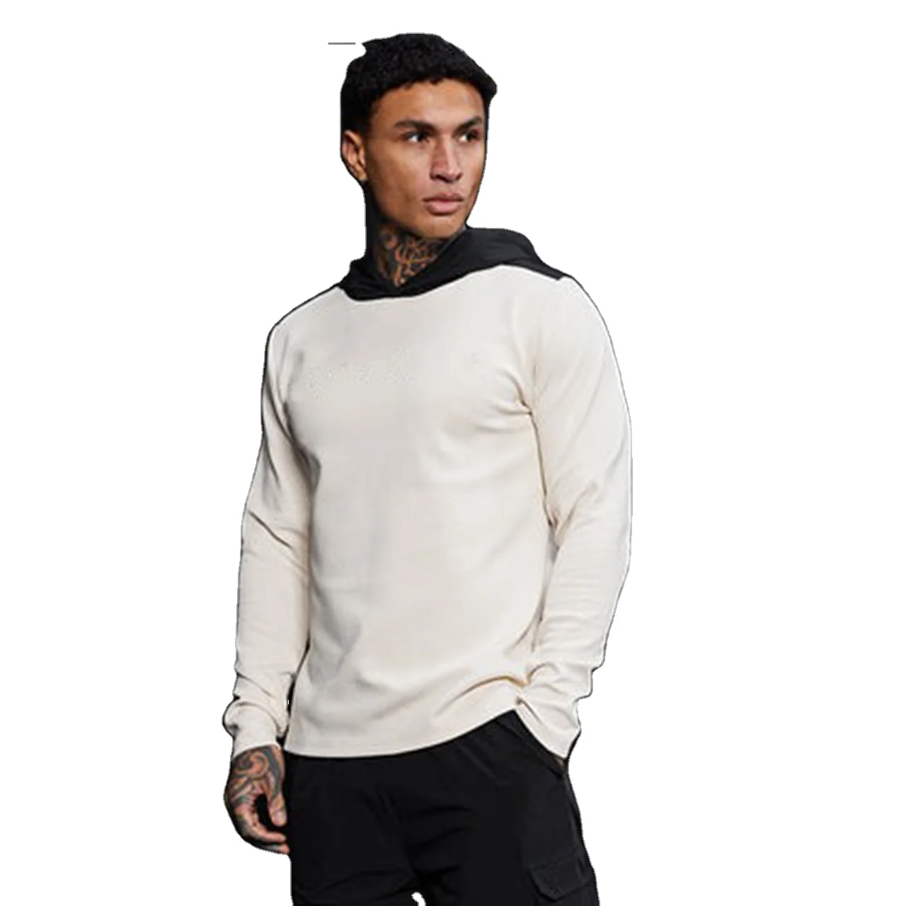 500 gsm 100% cotton plain essentials hoodie mens heavyweight hoodie oversized sweatshirt men cropped hoodie men