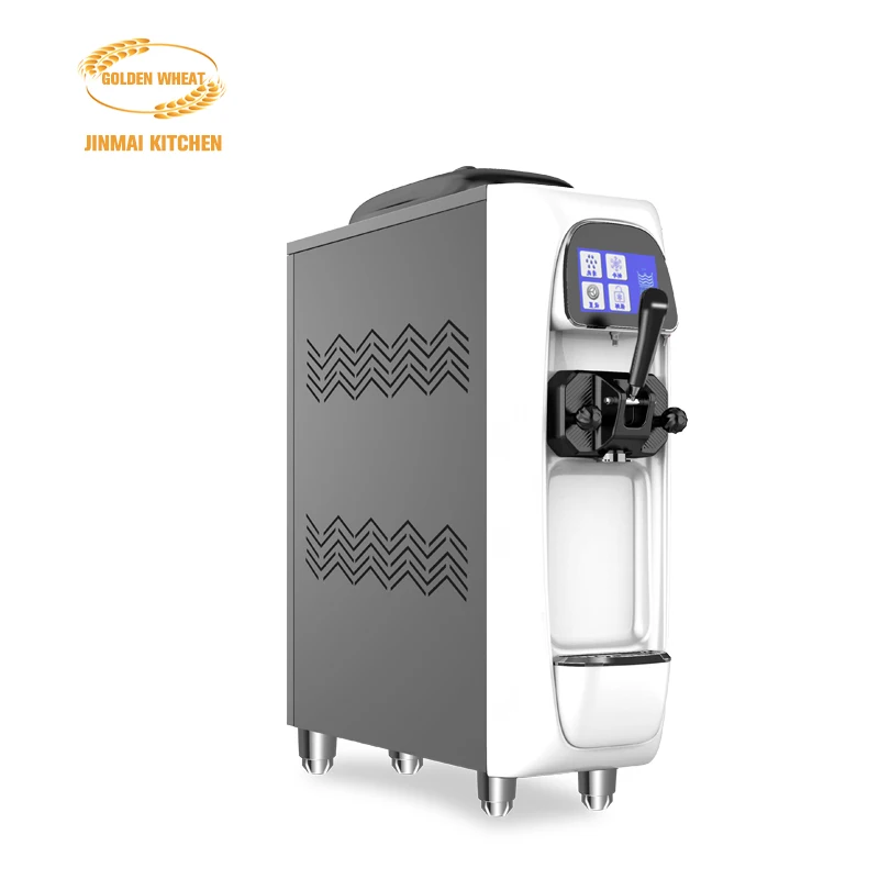 New Commercial Italian Gelato Ice Cream Maker Machine for Milk Fruit and Water Soft Ice Cream Making Device