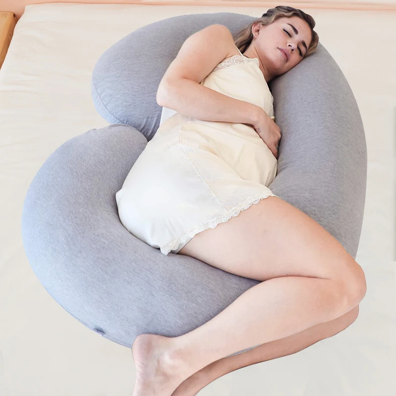 Various Shape Soft Surface Polyester Bamboo Customized Color Shredded Memory Foam Pregnancy Body Pillow For Women