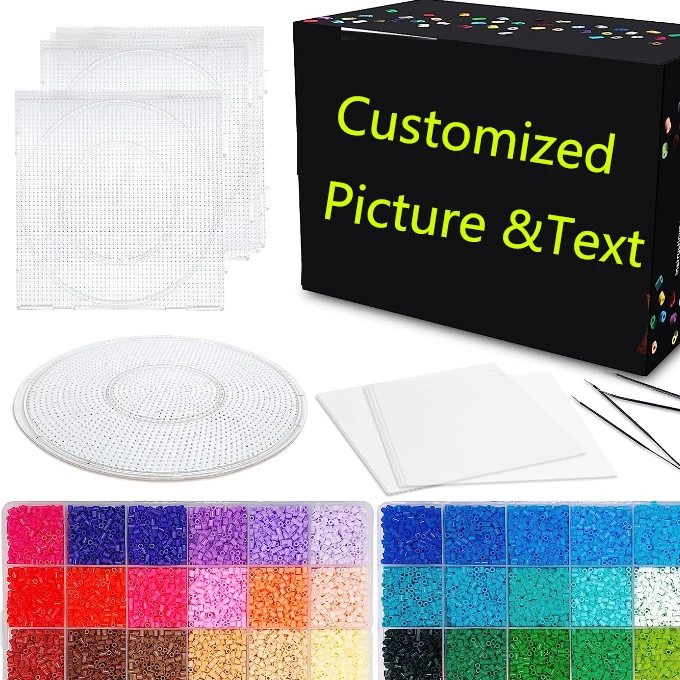 Custom Mini Compatible Hama Melty Beads Melting Iron Fuse Beads Craft Set DIY