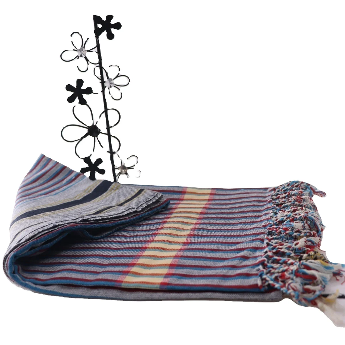 Promotional Beach Towels 100% Cotton Kikoy Towels Striped Cotton Kikoy Turkish Towel for Marketing......