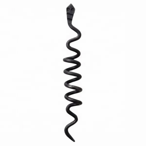 Handmade Forged Viking snake Hairs Bead Hair Ring Tribal Style Hair Accessory Viking Hair Barrette Clip, Cuff, Bun Pin