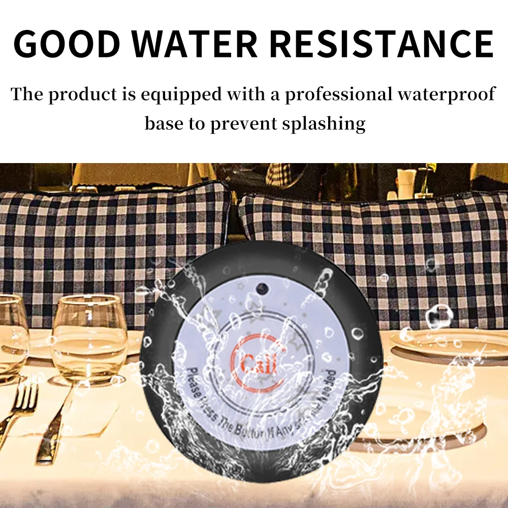 Long Range Pager System Restaurant Wireless Service Ordering System Vibrating Pager And Table Buzzer