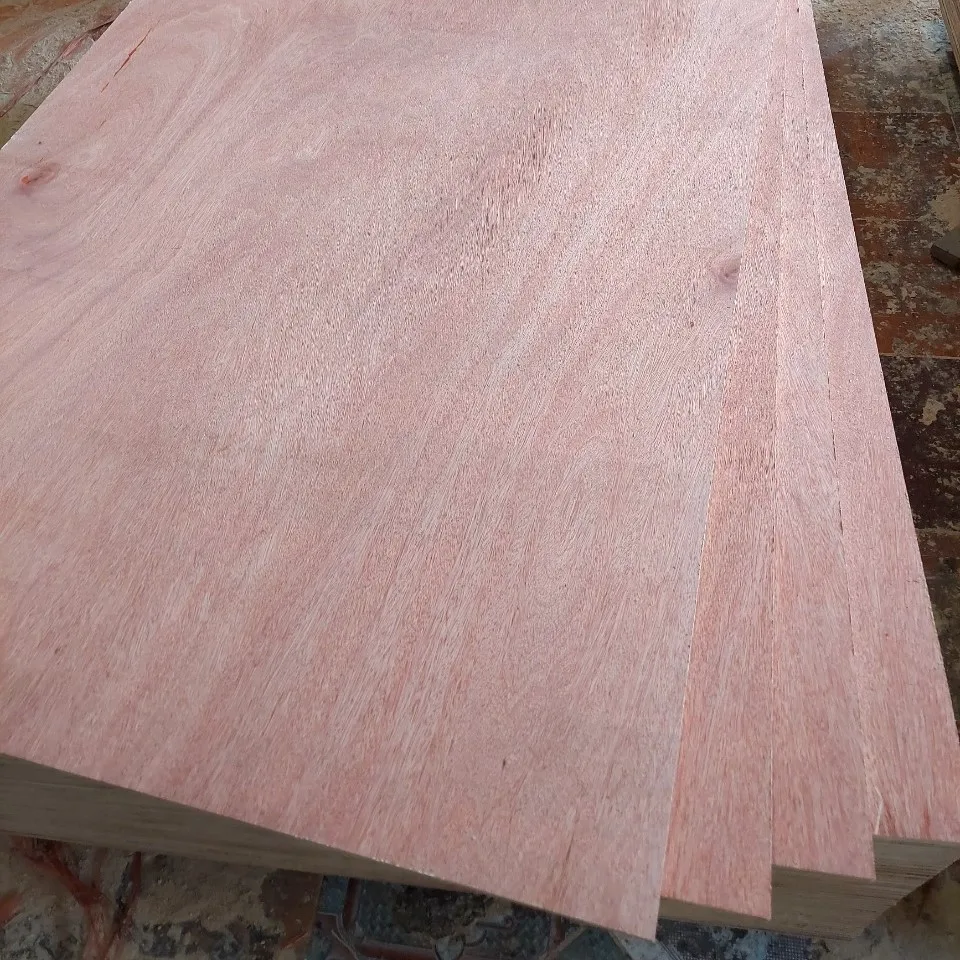 Commercial Okoume Face Plywood in Furniture Construction Plywood Sheet 4x8 Plywood Cheap Price From Vietnam Factory VINACAMON