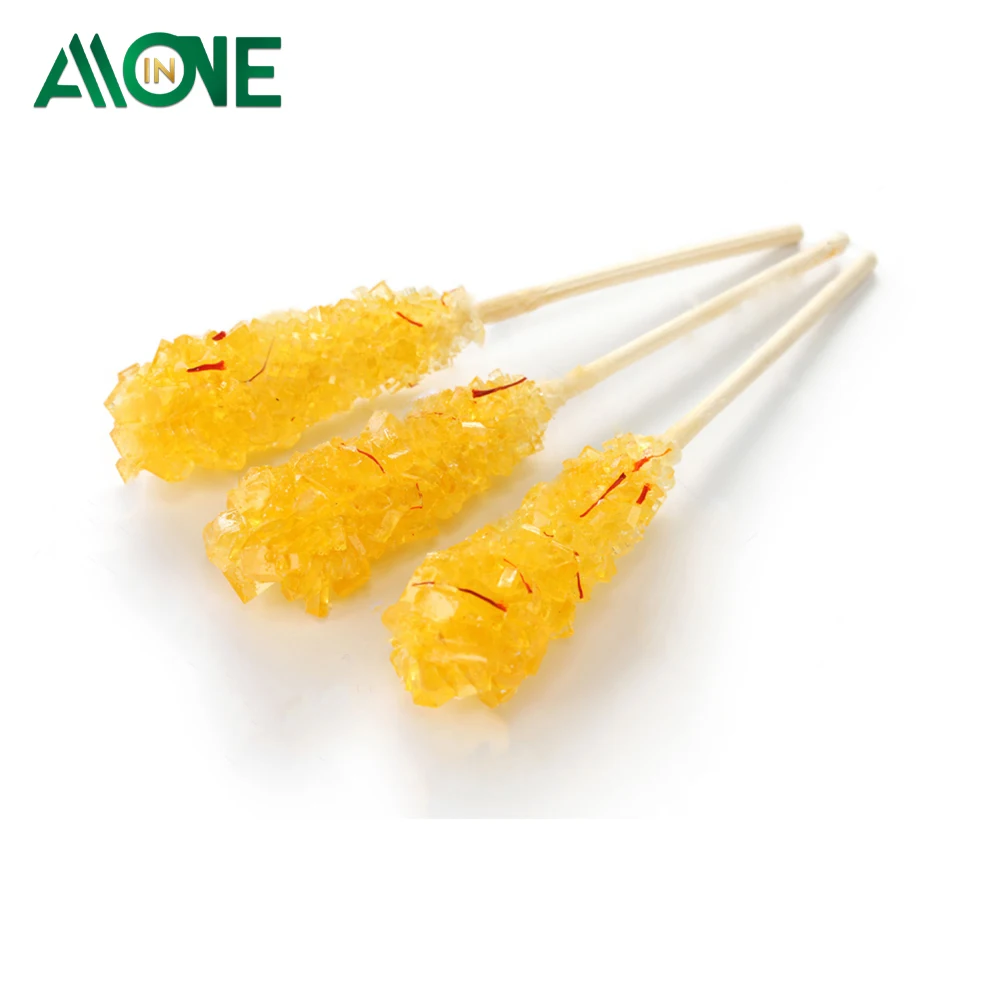 14 Sticks Saffron Candy On Sticks plus 5 Saffron Filaments by Omani Supplier Exporter Best Price Best Quality