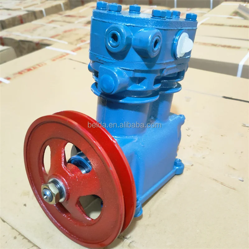 Heavy truck brake air compressor for 5336 YAMZ engine parts popular in Russia Belarus market MTZ ZIL