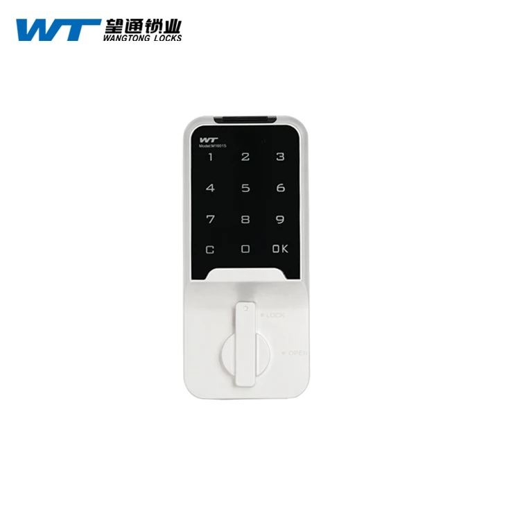 WT M-1601S Zinc Alloy Smart Cabinet Locks Electronic Keyless Lock Digital Wholesale Master Lock Wooden Furniture