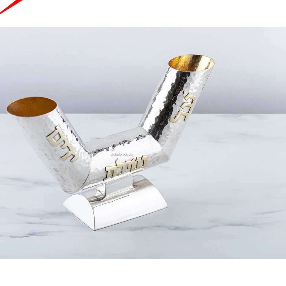 designer washing cup with golden designer two handle mug before and after meals jewish hand washing mugs