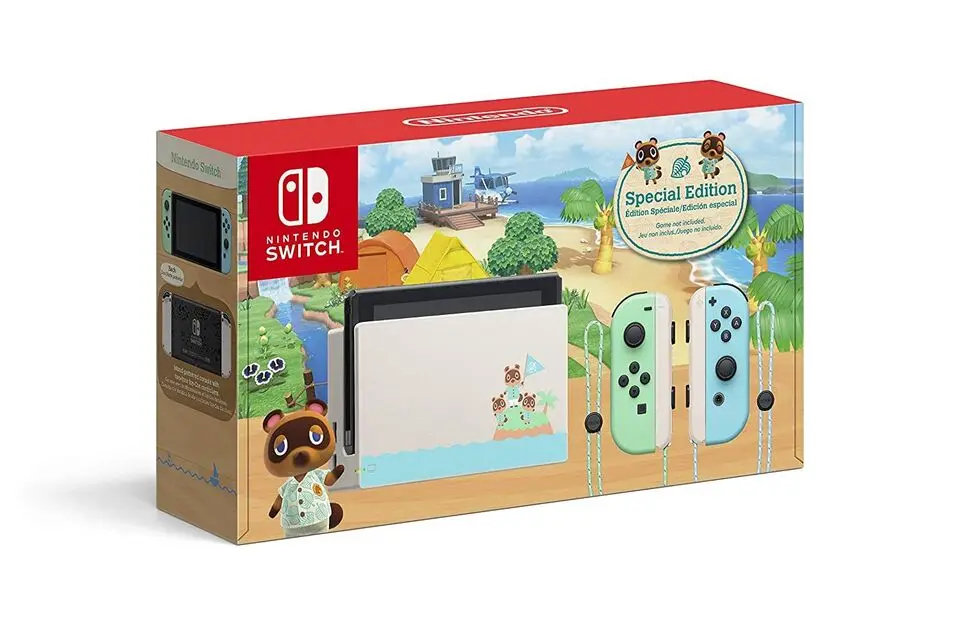 BRAND NEW ARRIVAL Nintendos Switch - OLED with Neon Blue and Neon Red Joy-Con BRAND NEW SEALED with accessories