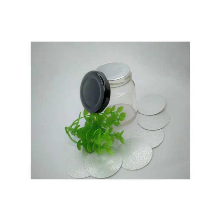 Aluminum Foil Seal Liner Fast Delivery Heated Lid Liner For Glass Jar Was Sealed Round Shape Made In Vietnam Manufacturer