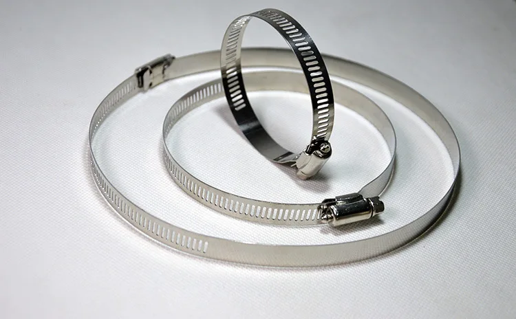 Best Selling Hose Clamp Adjustable Stainless Steel Clamp Screw Band Hose Clamp Fuel Pipe Worm Gear Clip