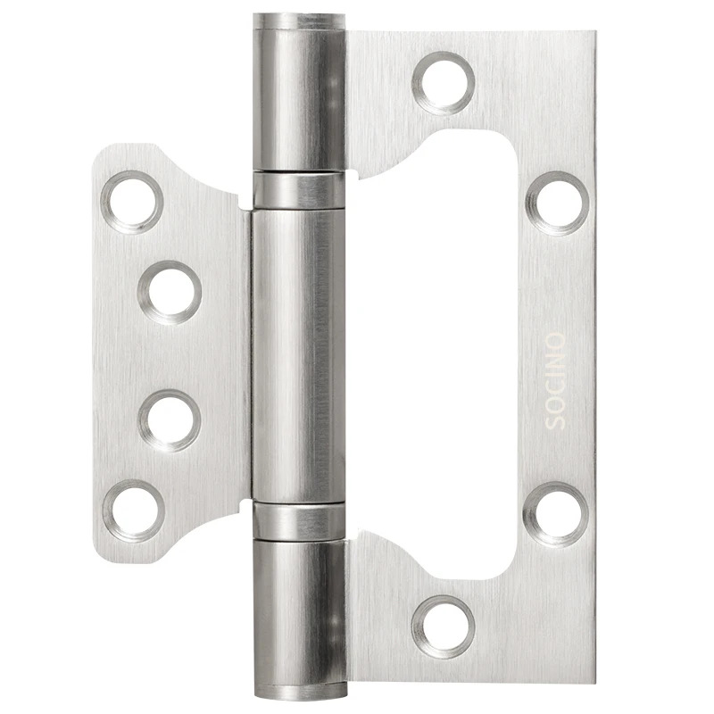 Modern Design Heavy-Duty Stainless Steel 201 MSN Ball Bearing Butterfly Folding Door Hinges No Grooving Required Bathroom Use