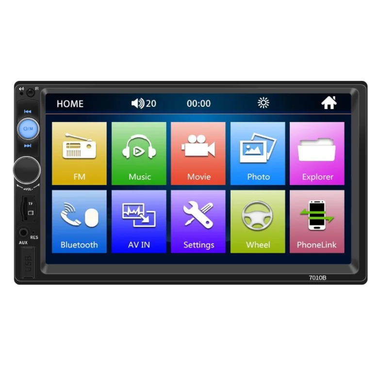 Hot Sel Auto Mp5 Player  2 Din 7 Inch Touch Screen Android Car Radio With Bluetooth ,FM,Mirror Link