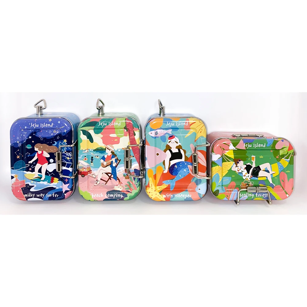 Tin Case Music Box that produces beautiful sounds.