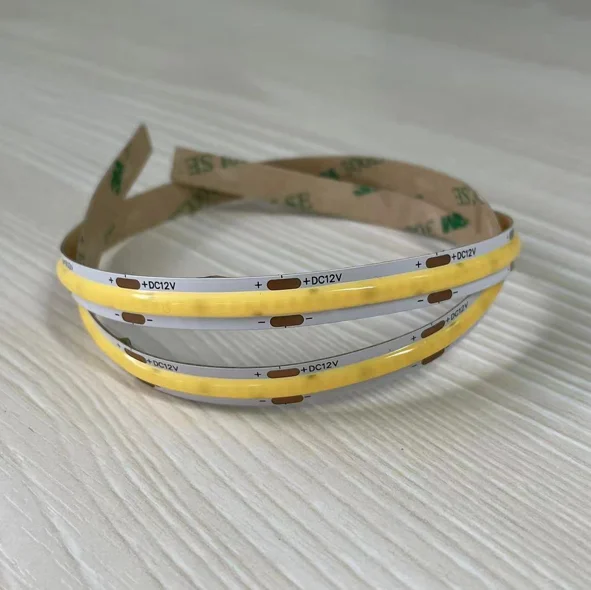 Высококачественная Светодиодная лента 3000K 4000K 6500K 12V 24V Гибкая светодиодная Cob