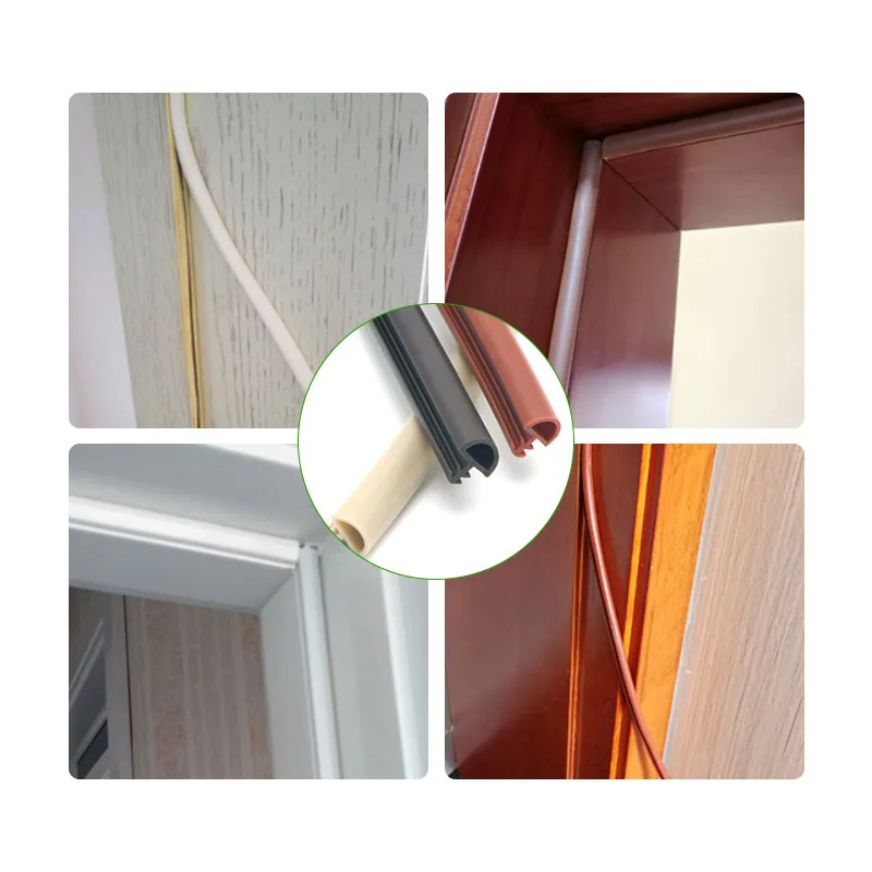 Wooden door and window t slot strip seal waterproof soundproof TPE PVC weather stripping