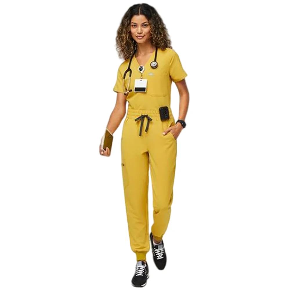Custom wholesale Long Sleeves Suit Women And nursing Medical Scrubs uniforme set Nurse Hospital Uniforms