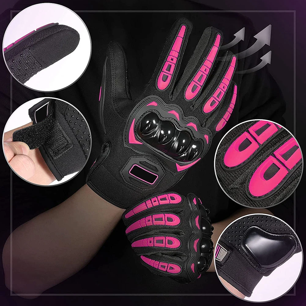 Motorbike Touch Screen Motorcycle Mesh Material Racing Gloves