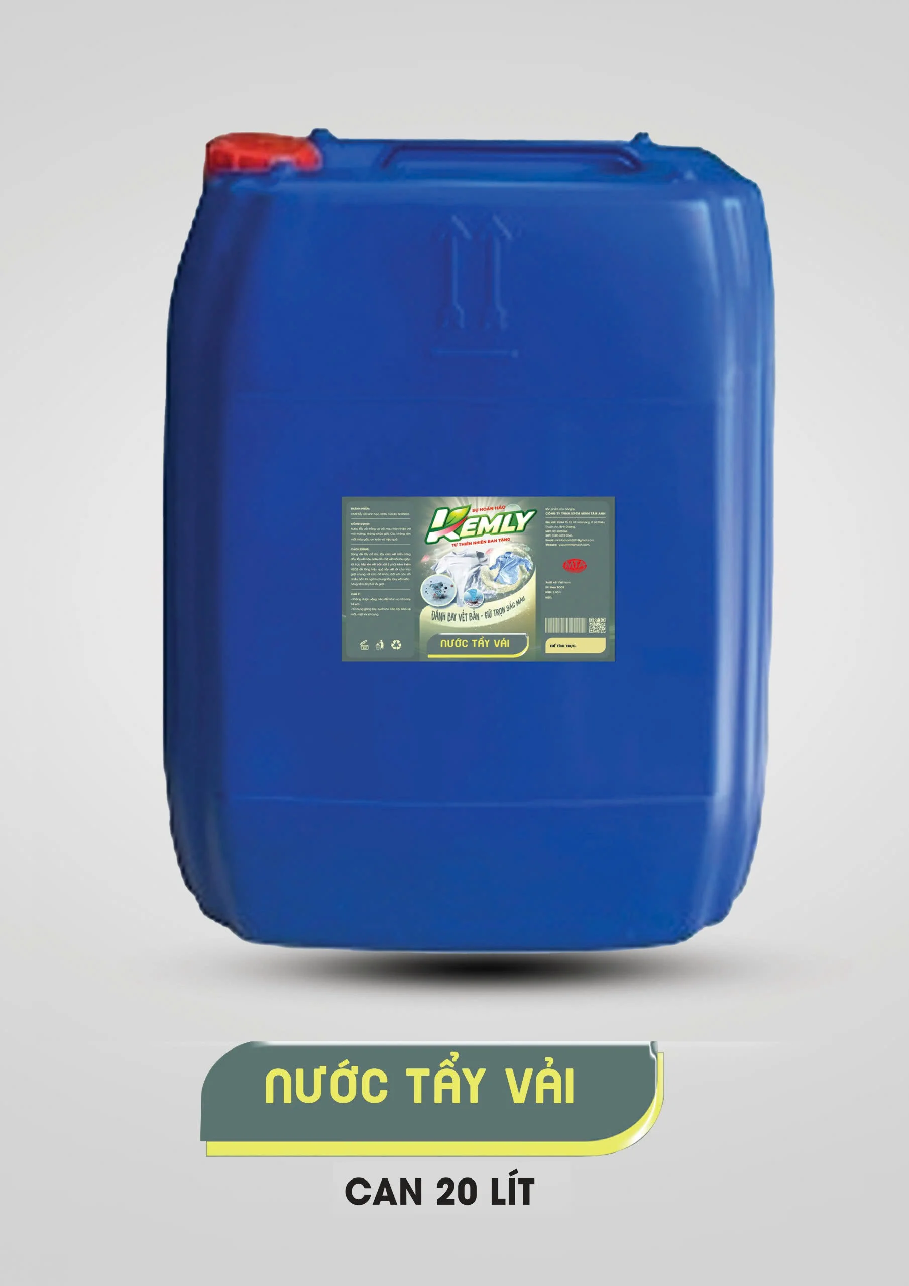 KEMLY Environmentally Friendly and Durable White and Colored Fabric Bleach Liquid Shape