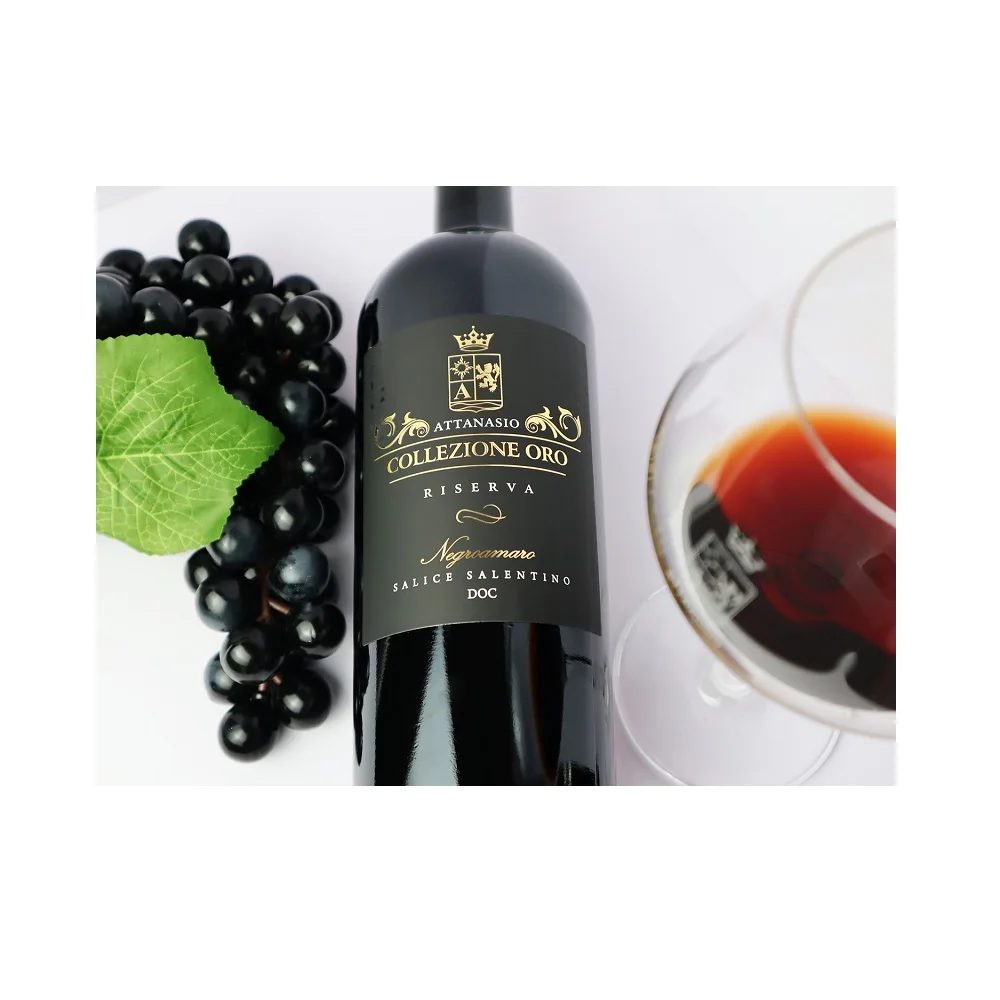 Bottle weight origin dry good shelf content packing wine store Attanasio Colleczion Oro Riserva - DOC from Italy