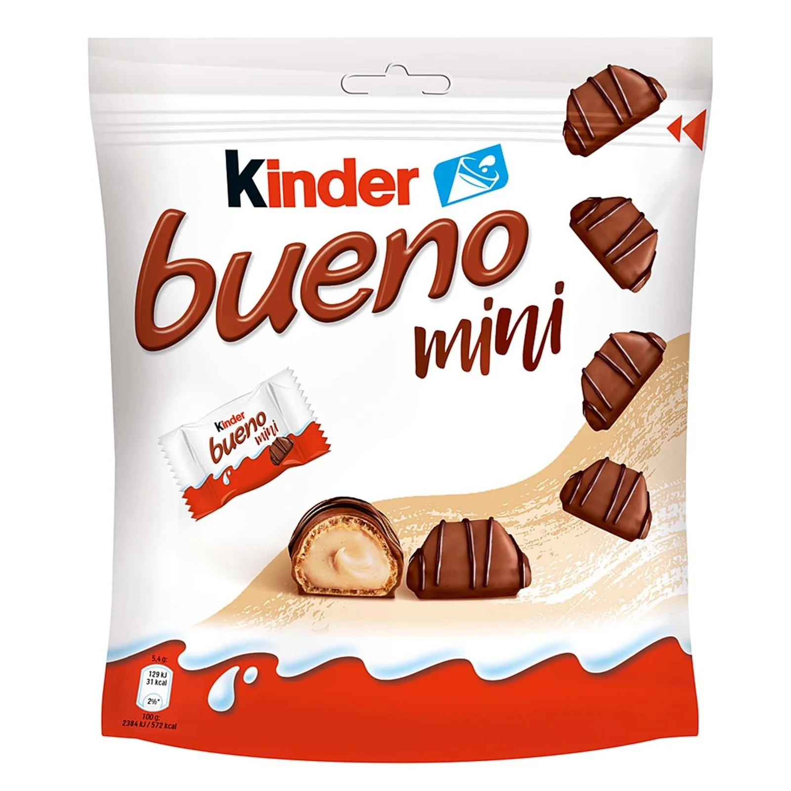 Kinder Bueno Milk Hazelnut Chocolate Bars