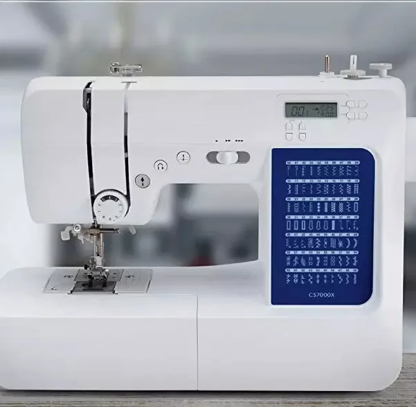 FACTORY PRICE FOR Sergeer, 1034D, Heavy-Duty Metal Frame Overlock Machine, 1,300 Stitches Per Minute, Removeable Trim Trap