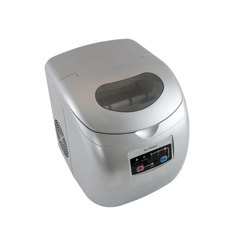 Electric home Countertop ice maker with water cooler Portable mini icemaker 12kg/24h icecube maker household
