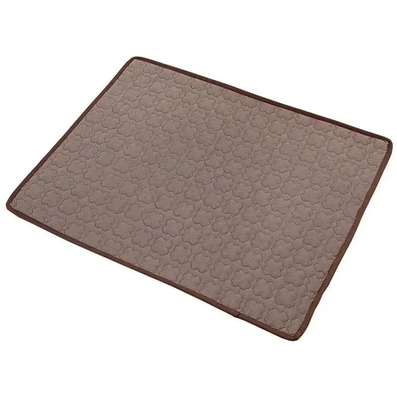 Summer Dog Cooling Mat Pet Ice Pads Cat Breathable Blanket Cat Washable Sofa Breathable Pet Dog Bed Pet Car Seat Cushion Sofa