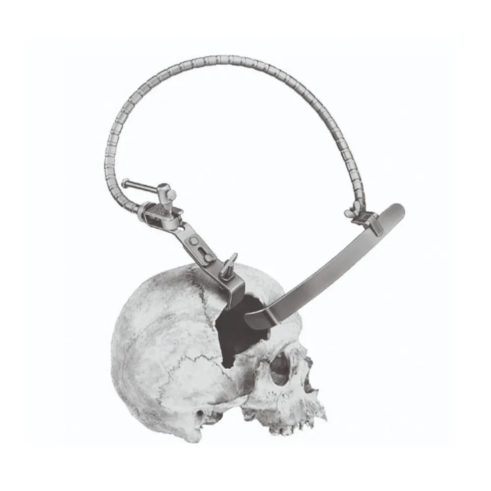 Yasargil (Leyla) Brain Retractor Neurosurgery Flexible arms COMPLETE SET with carry Wooden box Surgical Instruments