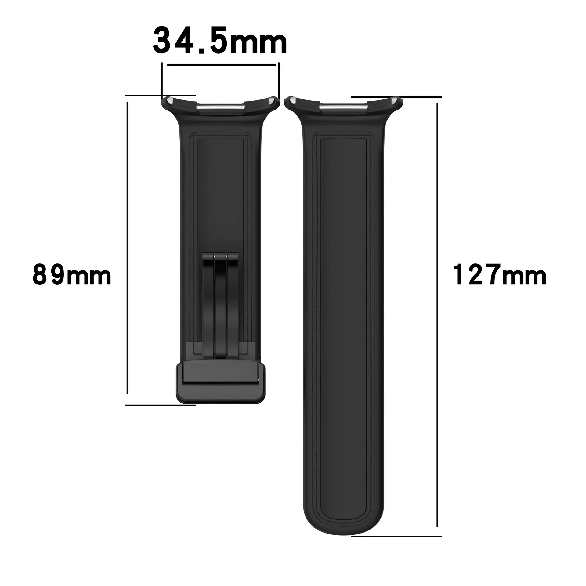 Wholesale Leather Skin Soft Silicone Watch Strap Adjustable Magnetic Buckle Wrist Strap for Samsung Galaxy Watch 7 Ultra 47mm