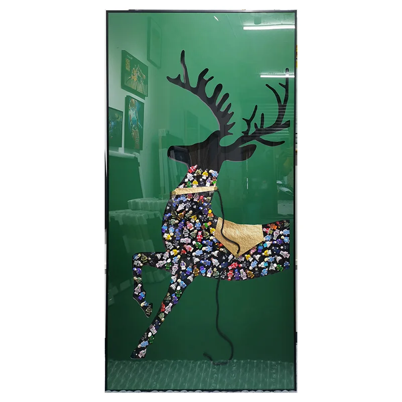 Hot-Selling 3D Building Block Style Wall Art Murals Nude Watercolor on Canvas Creates a Space Full of Vitality and Personality