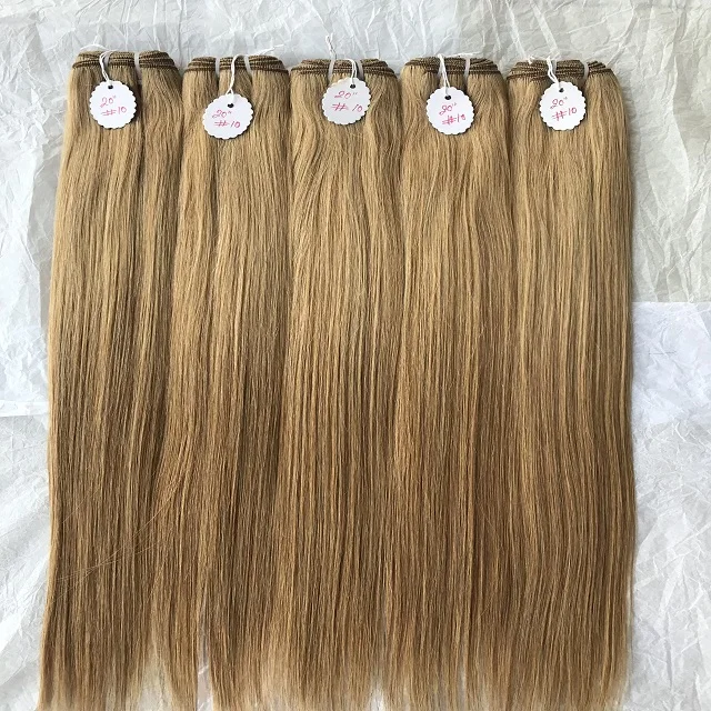 Wholesale Price On Christmas Special Offer Virgin Brazilian Color No. #10 Cuticle Aligned Straight Human Hair Bundles Extensions