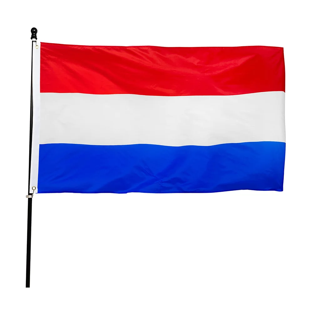 Euro 2024 Hot selling Football Cheering Products 100% Durable Polyester customize 3x5 ft Flag Netherlands Flag Of Netherlands