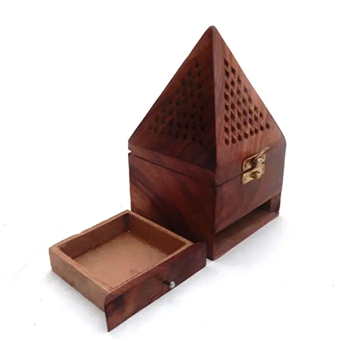 Cone Shape Wooden Incense Holder Special Wood Incense Stick Holder Pure Wood Incense Stick Holder