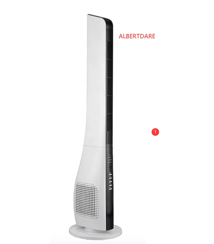 High speed stand fan 43 inch electric tower fan air cooling 3D  model tower fan with remote control