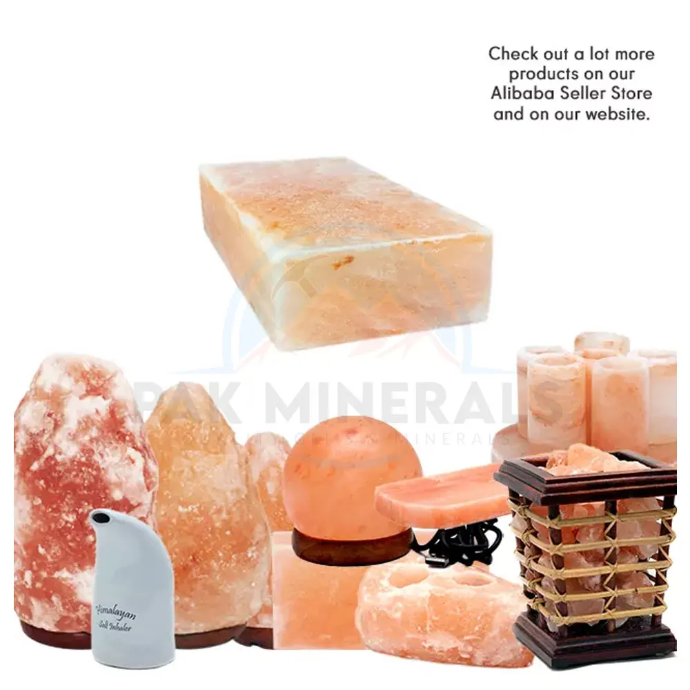 Hot Sale Wholesale Cheap Price Pink Himalayan Salt Tiles Slabs for Home Cooking