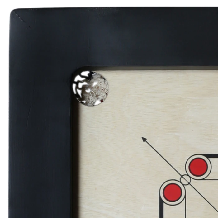 High Quality Wooden Tournament Carrom Board Border Size 3 x 2 inches Matte