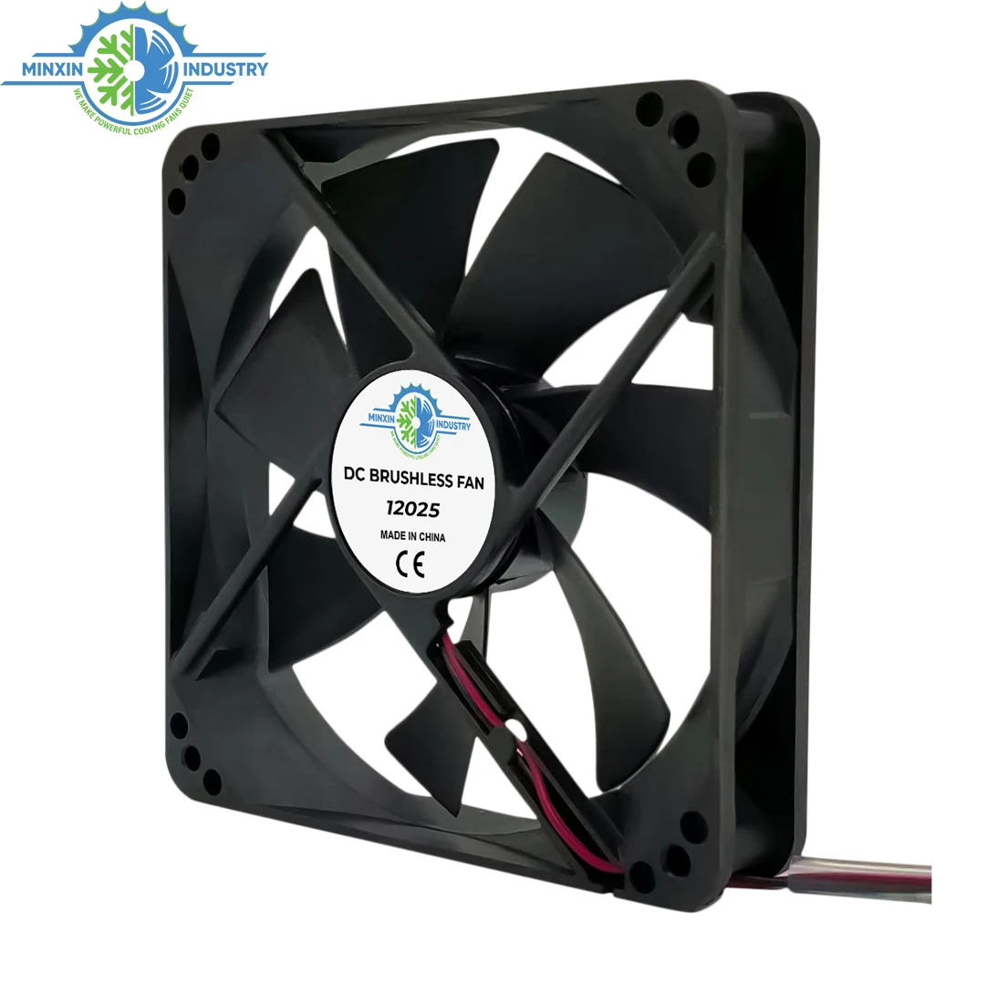 High Quality Cooler Fan 12025 120*120*25MM 120mm DC Brushless Cooling Fan 120mm 12V Fan for Computer and Graphic Card Machine