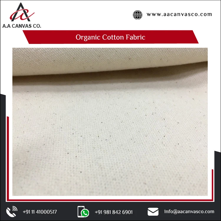 Affordable Price Wholesale Selling 100% Sustainable Lightweight Organic Cotton Fabric from Top Seller