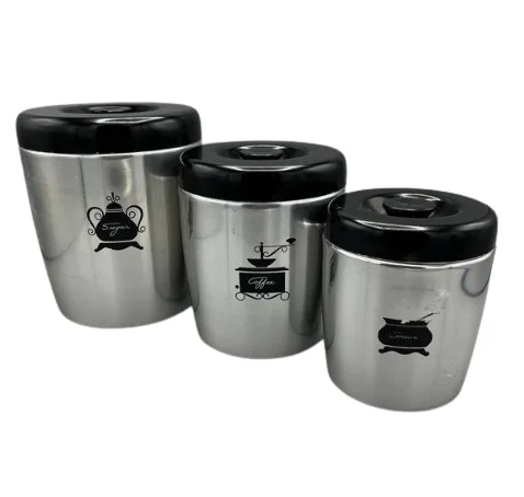 Metal Kitchen Canister Best Quality Metal Canister Home Kitchen Tabletop Storing Usage Supplied by India