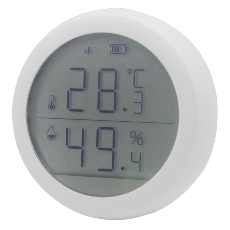 HIMOJO Brand New Tuya Smart Home LCD Display Wifi Thermometer Hygrometer Wireless Smart Temperature Humidity Sensor