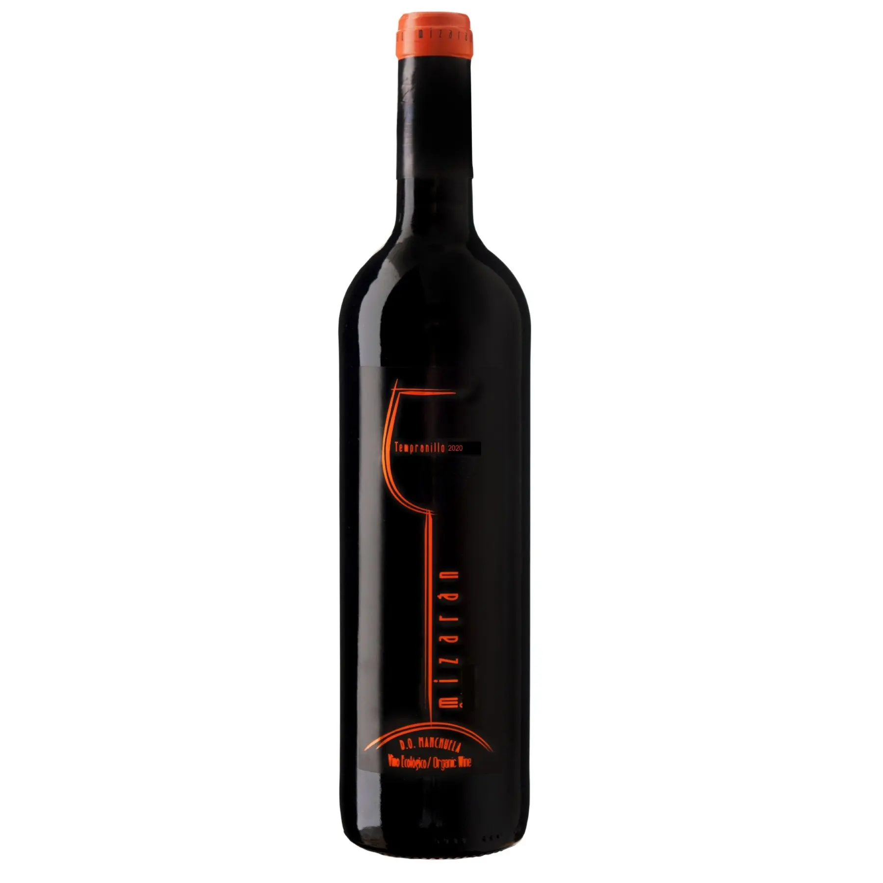 Испанское высококачественное органическое вино Tempranillo красное вино Mizaran 2020 дуб DO Manchuela - La Mancha 75 cl - 14% алкоголь